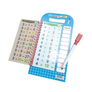 Wipeable Multiplication Book