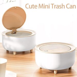Doyingus Mini Trash Can with Lid